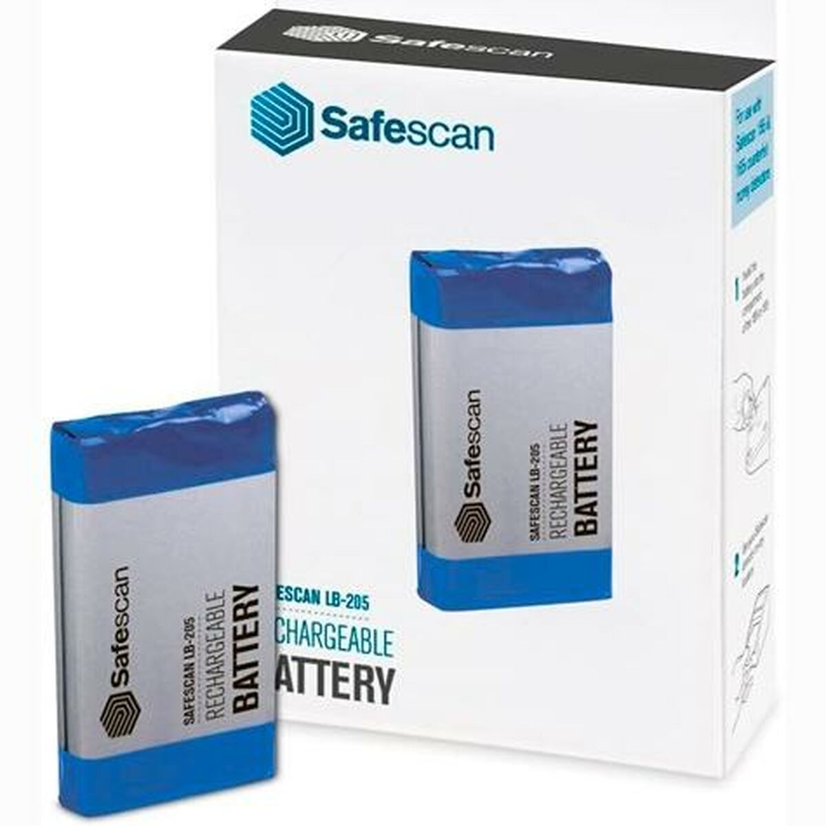 Laddningsbart batteri Safescan LB-205 Blå - 2