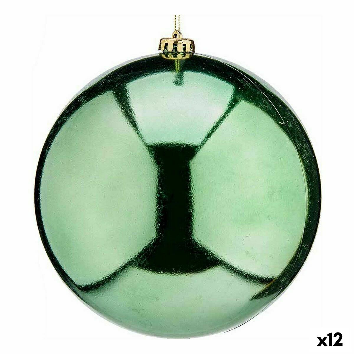 Julgranskula Krist+ Grön Plast (12 antal) - 3