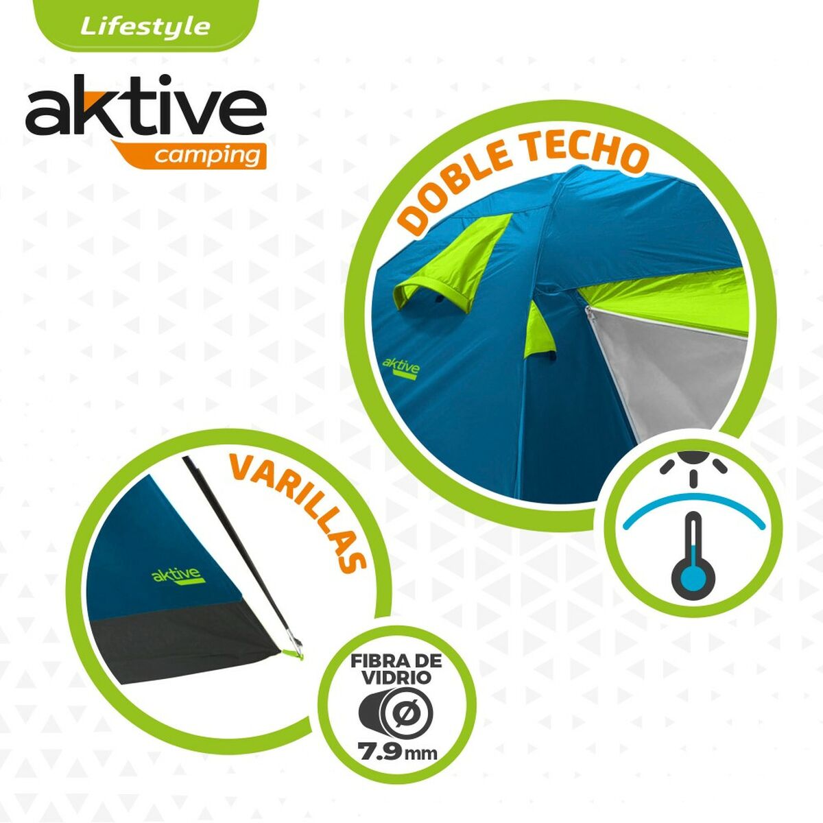 Lanthandel Aktive Markis 240 x 130 x 210 cm (2 antal) - 6