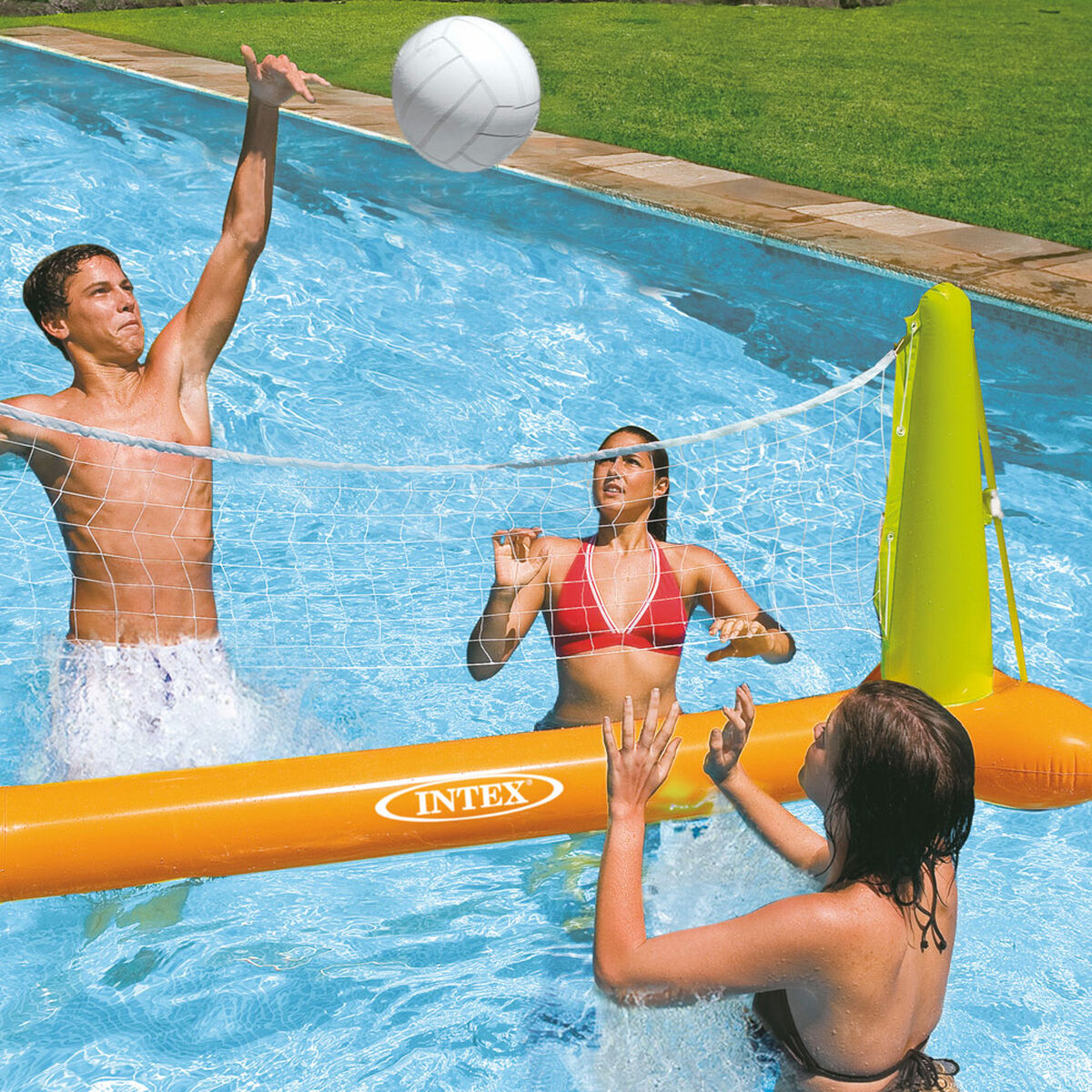 Poolvolleybollset Intex 239 x 91 x 64 cm (6 antal) - 3