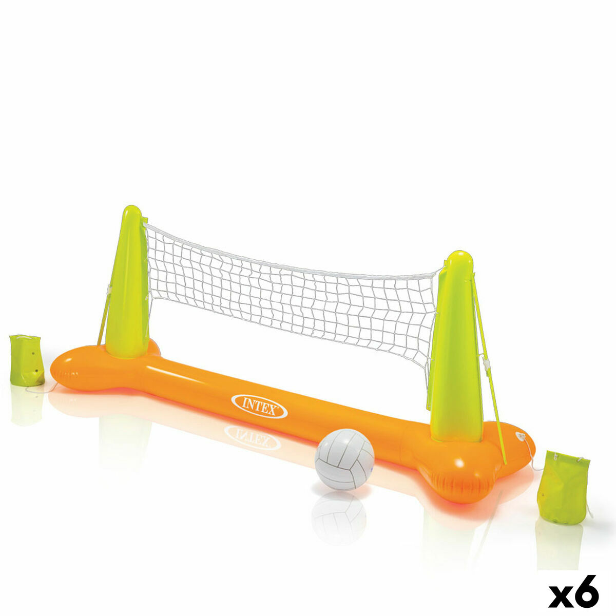 Poolvolleybollset Intex 239 x 91 x 64 cm (6 antal) - 5
