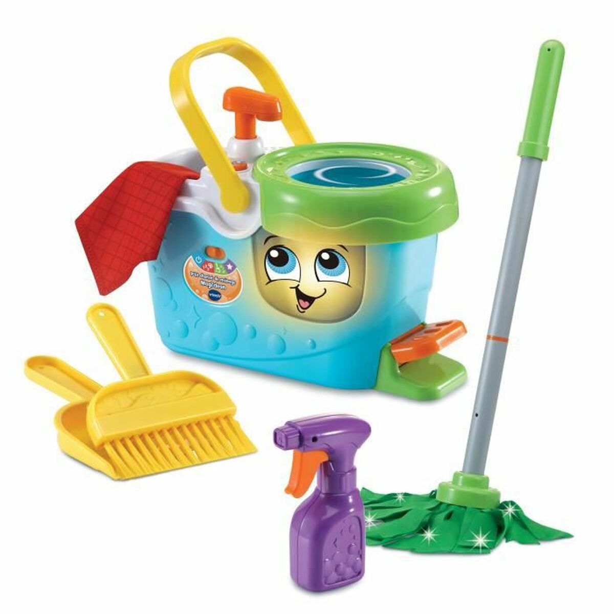 Rengörings & Lagrings-kit Vtech Little Magi'clean Cleaning Trolley Leksaker - 2