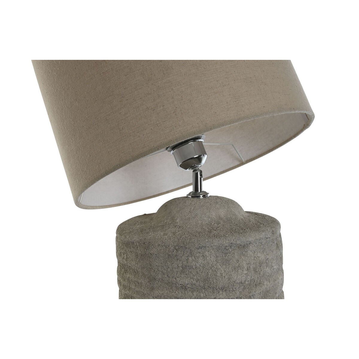 Bordslampa Home ESPRIT Grå Cement 50 W 220 V 24 x 24 x 82 cm - 4
