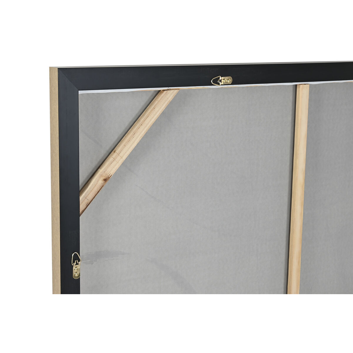 Kanvas Home ESPRIT Blå Vit Abstrakt Modern 131 x 3,8 x 131 cm - 4