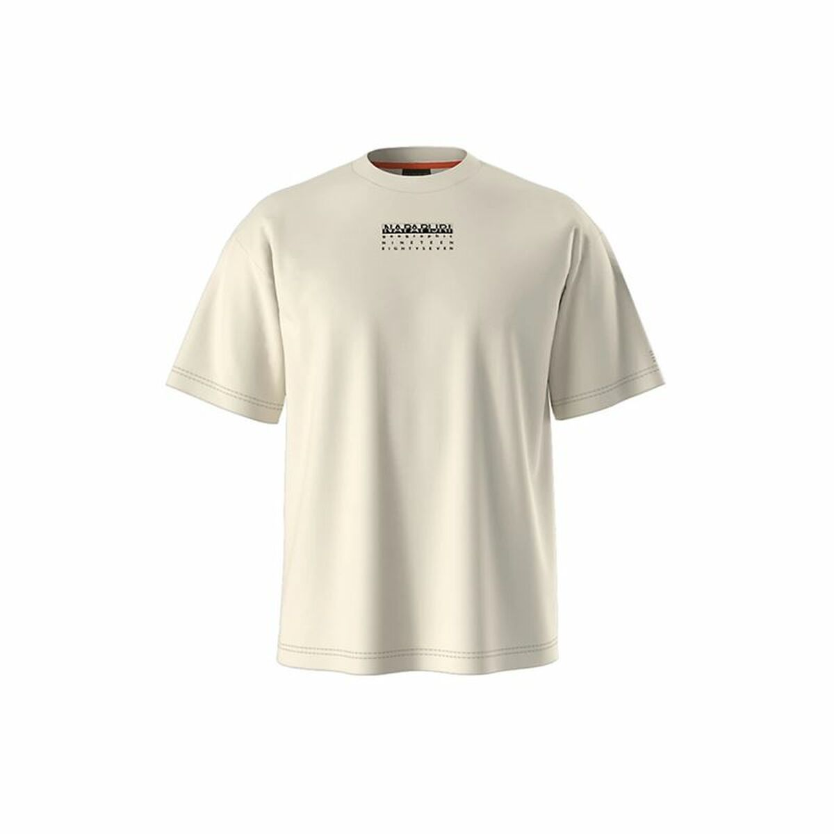 T-shirt med kortärm Herr Napapijri S-Premium Ss Beige Dimity 2 Beige
