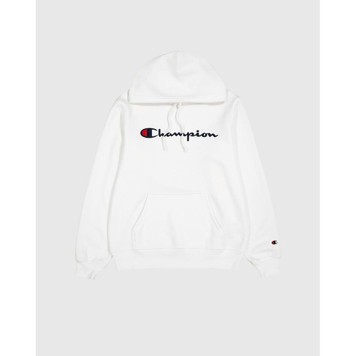 Tröja med huva Herr Champion HOODED SWEATSHIRT 220253 WHT Vit - 2