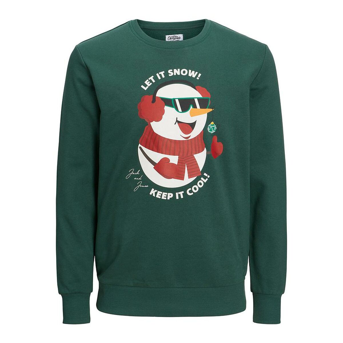 Tröja utan huva Herr JORTOON Jack & Jones 23149  Grön - 3