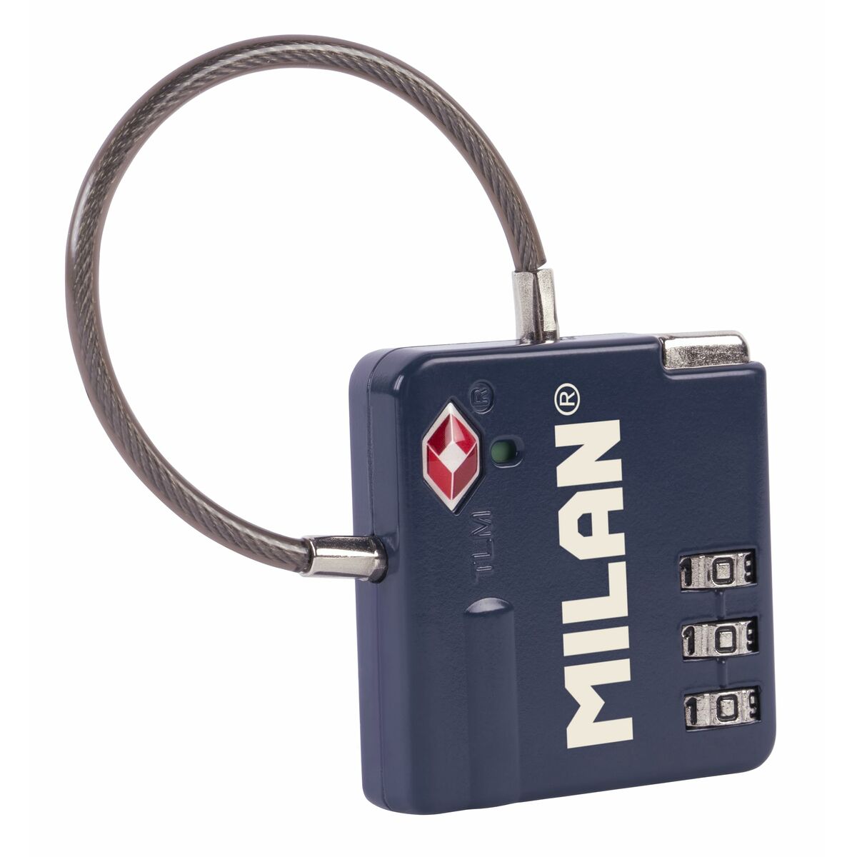 Hänglås med kod Milan Metall