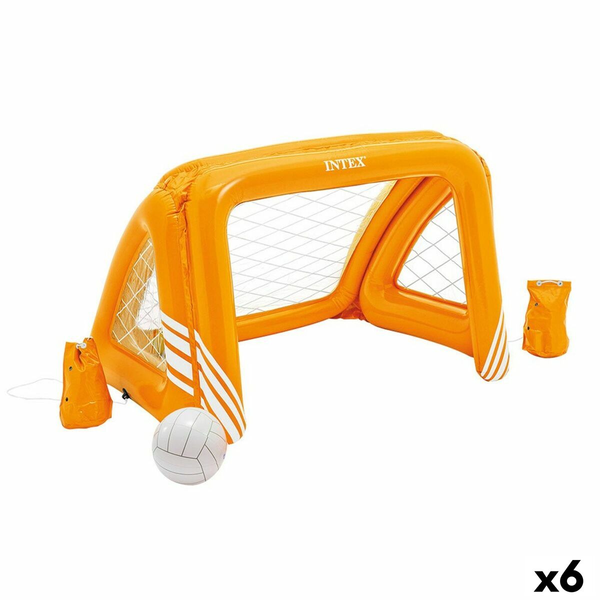 Uppblåsbart mål Intex Orange