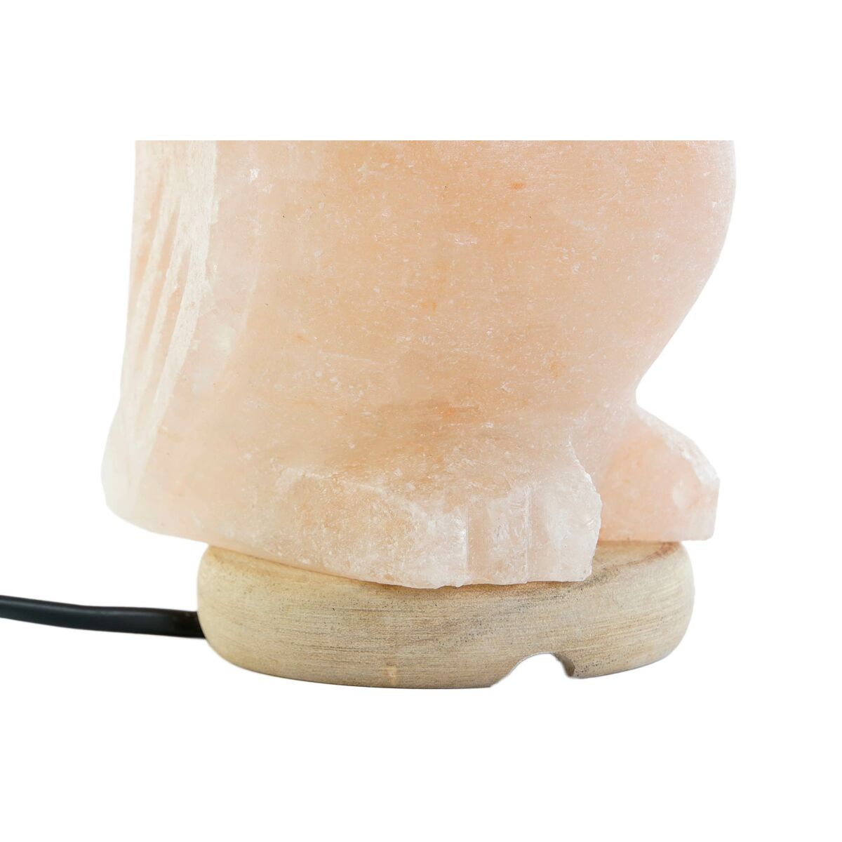 Bordslampa DKD Home Decor Rosa Salt Akaciaträ 15 W 220 V 14 x 14 x 18 cm - 4