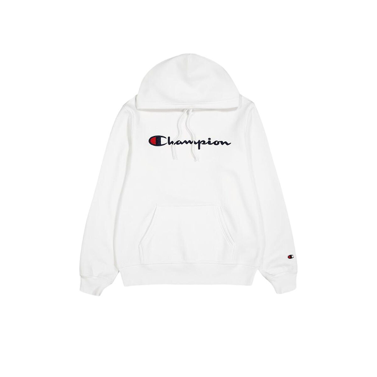 Tröja med huva Herr Champion HOODED SWEATSHIRT 220253 WHT Vit