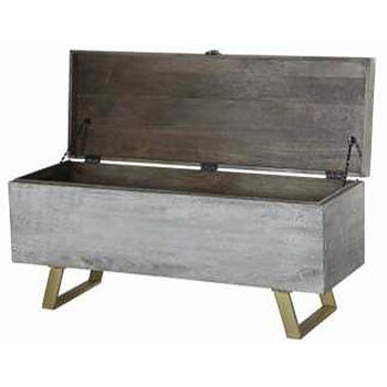 Koffert DKD Home Decor Trä Metall (116 x 40 x 50 cm)