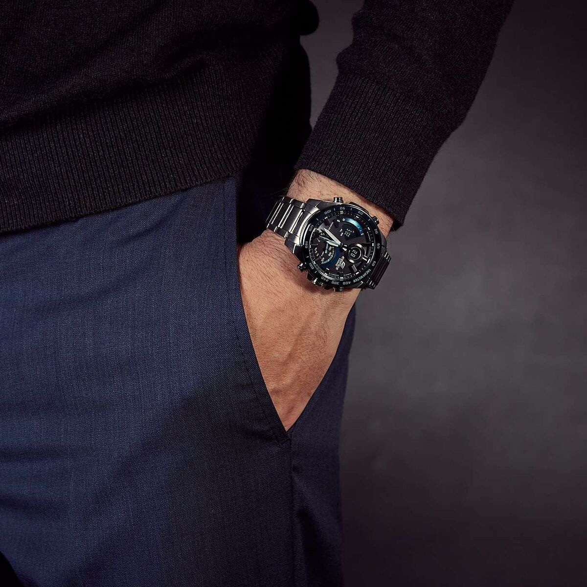 Herrklocka Casio ECB-900DB-1BER (Ø 48 mm) - 3