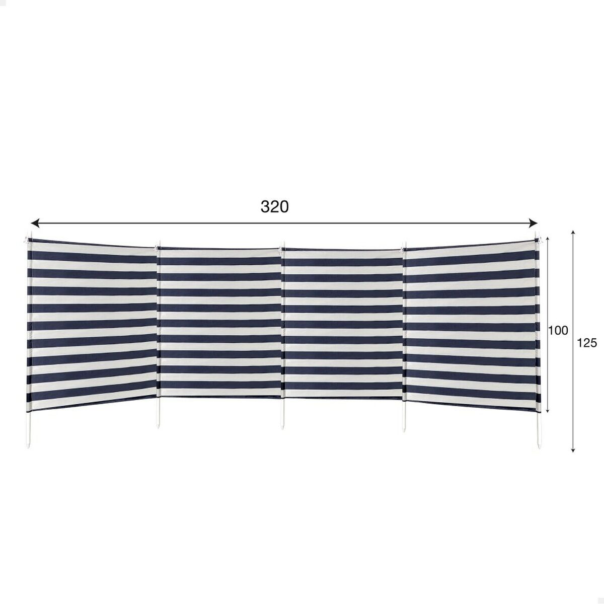 Vindruta Aktive 320 x 125 x 2,5 cm - 5