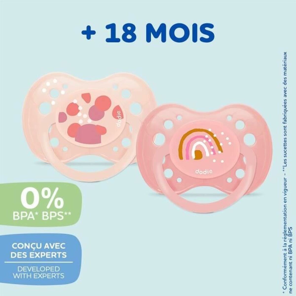 Napp Dodie + 18 månader Rosa - 3