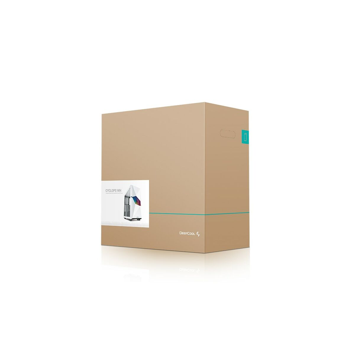 ATX Semitorn DEEPCOOL CYCLOPS Vit Svart - 5