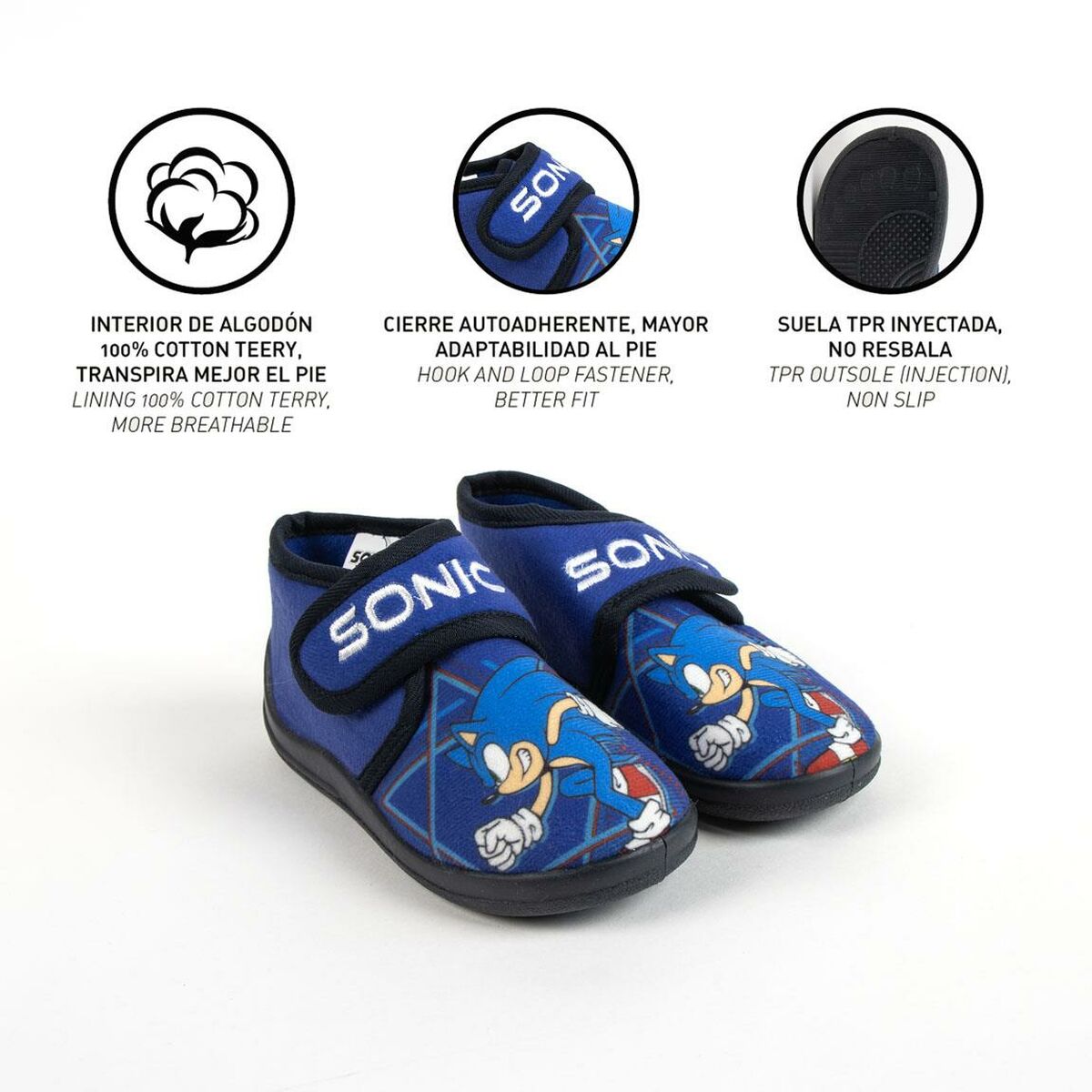 Hustofflor Sonic Mörkblå - 6