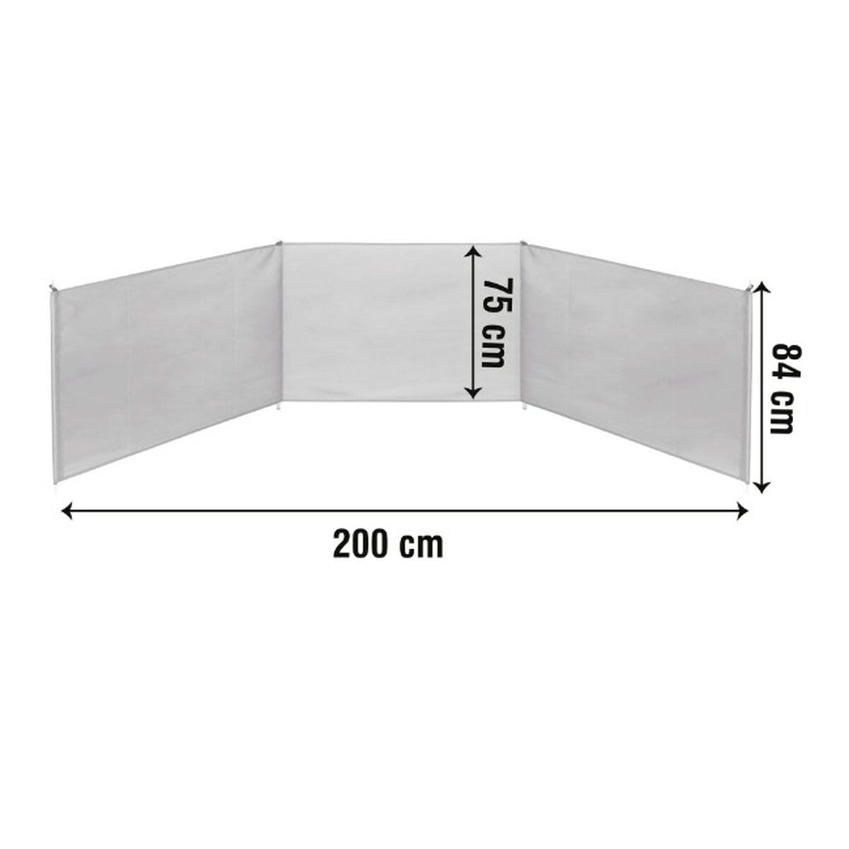 Vindruta Aktive 200 x 84 x 2 cm - 4