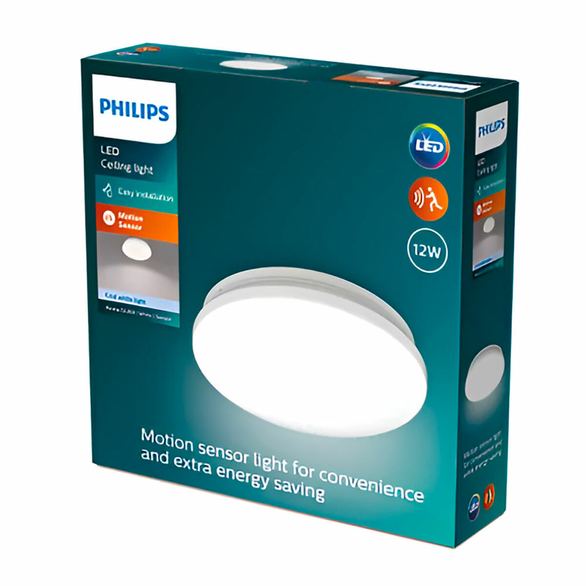 Infälld taklampa med LED Philips acuna 12 W Ø 24,5 cm Vit Metall (4000 K) - 2