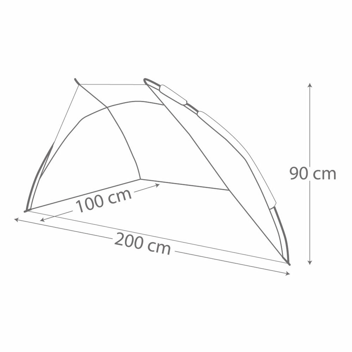 Vindruta Aktive 200 x 90 x 100 cm - 13
