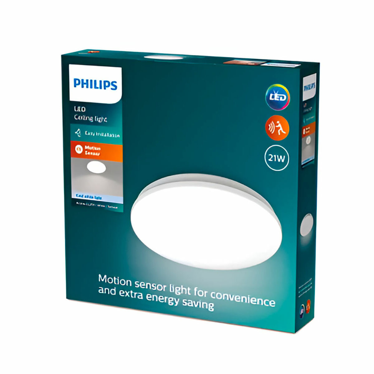 Infälld taklampa med LED Philips acuna 21W Vit Metall (4000 K) - 2