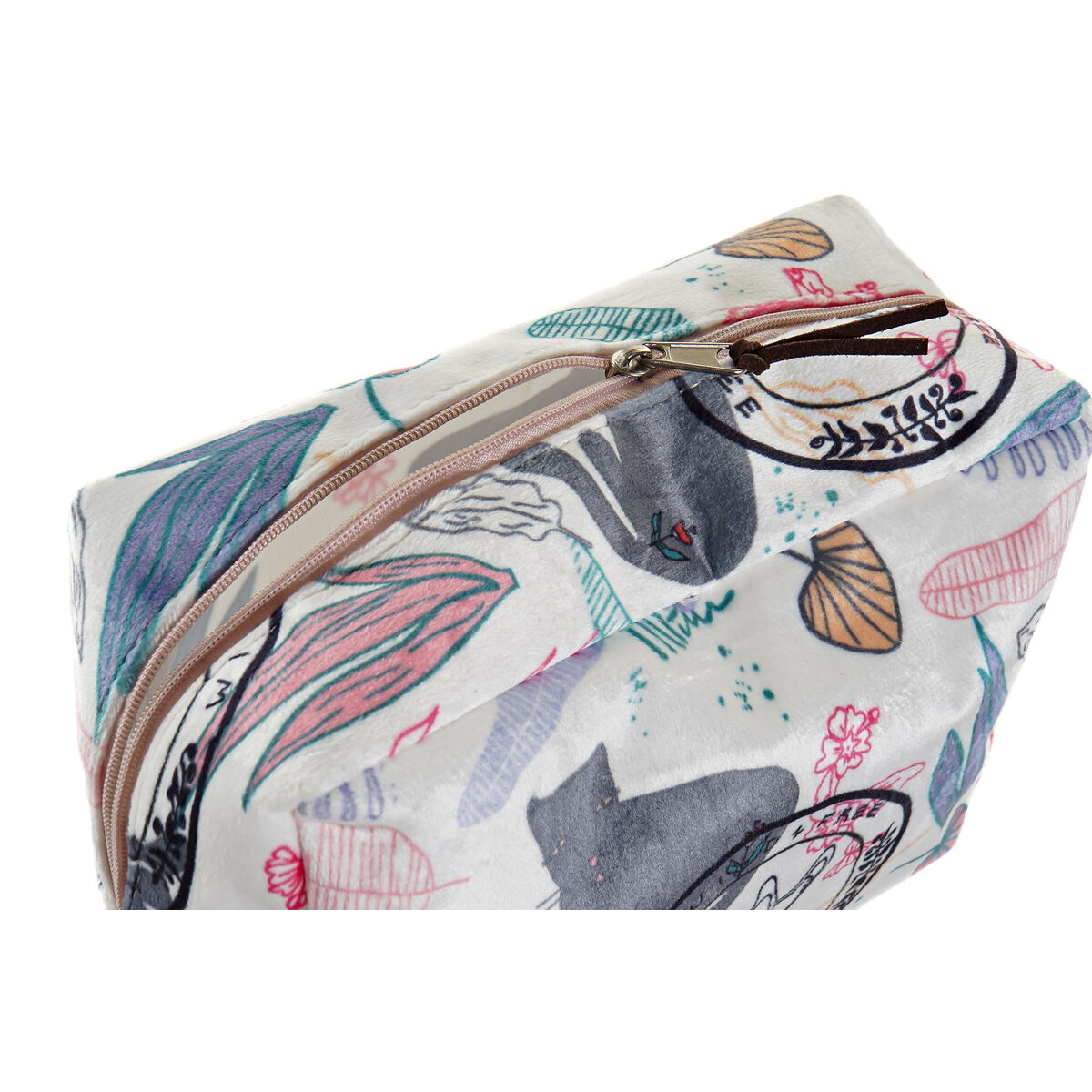 Necessär DKD Home Decor Multicolour Tropiskt (20 x 8 x 14 cm) (3 antal) - 3