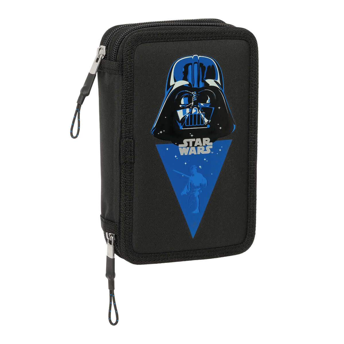 Dubbelt pennfodral Star Wars Rebellion Svart 12.5 x 19.5 x 4 cm Dubbelt pennfodral 29 Delar