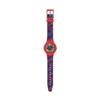Barnklocka Marvel SPIDERMAN - TIN BOX (Ø 32 mm)