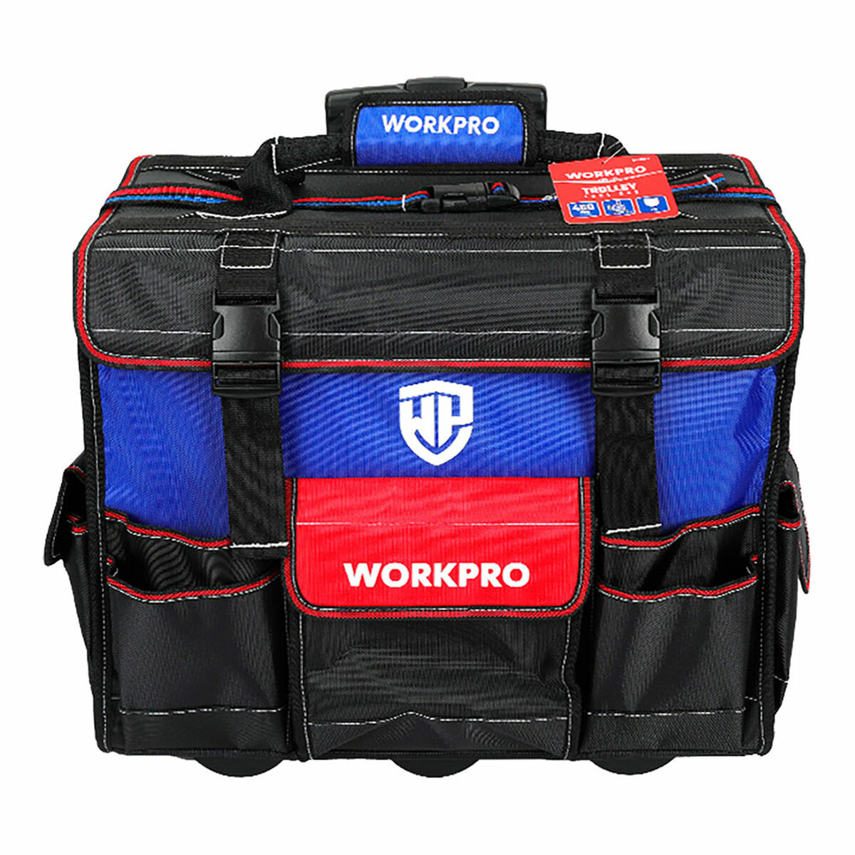 Verktygsväska Workpro Polyester Blå Svart Röd