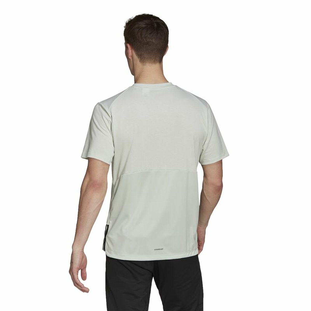 T-shirt med kortärm Herr Adidas Aeroready - 7