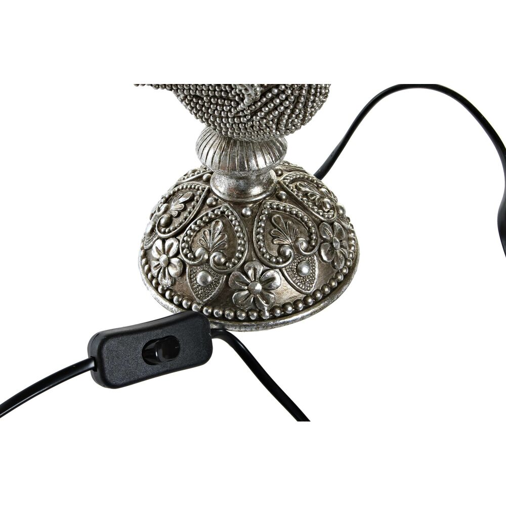 Bordslampa DKD Home Decor Silvrig Gyllene Harts 220 V 50 W 23 x 23 x 46 cm (2 antal) - 3
