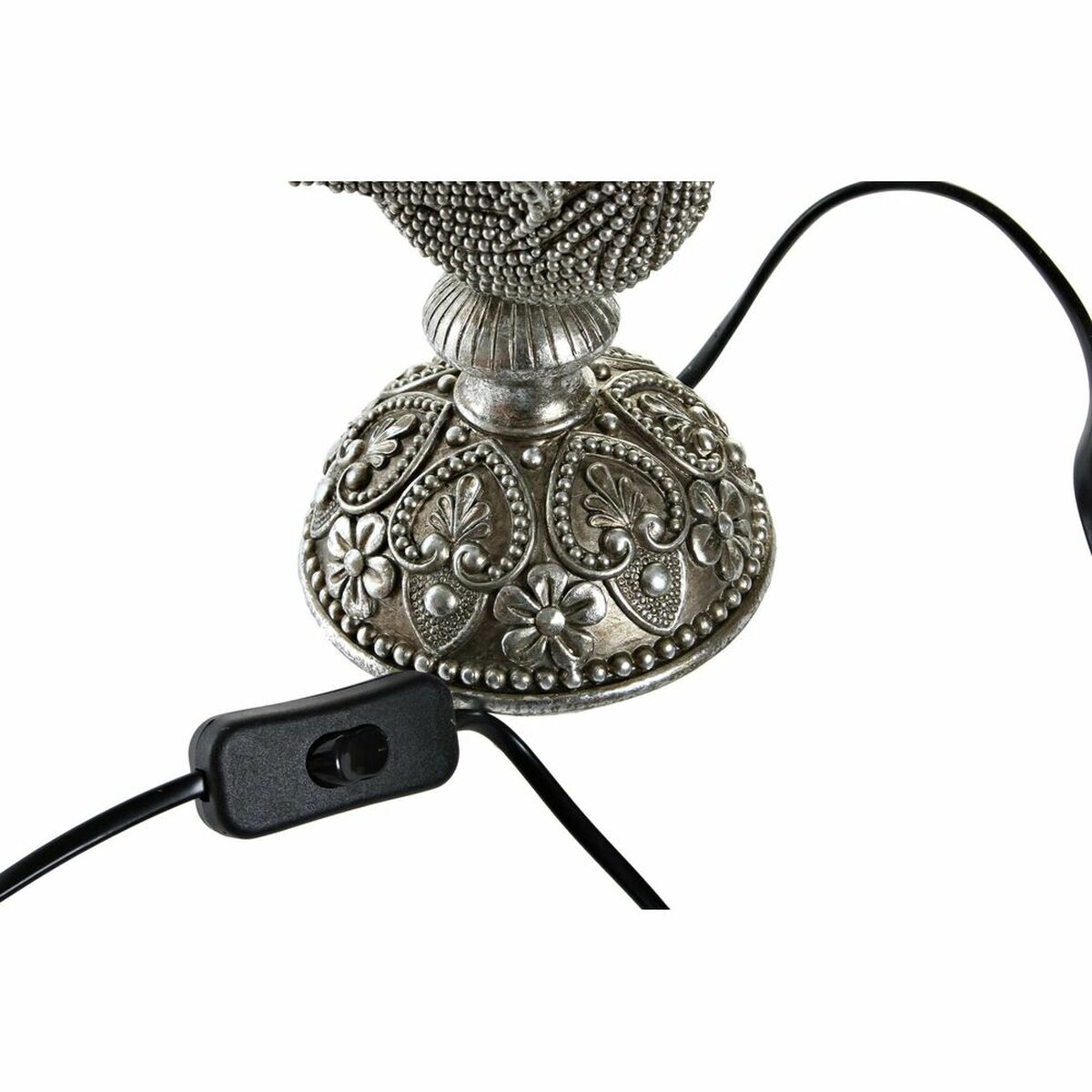 Bordslampa DKD Home Decor Silvrig Gyllene Harts 220 V 50 W 23 x 23 x 46 cm (2 antal) - 6