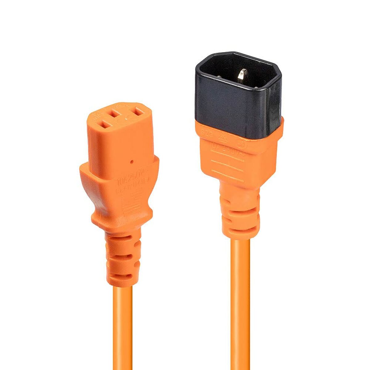 Elkabel C13 C14 LINDY Röd 2 m