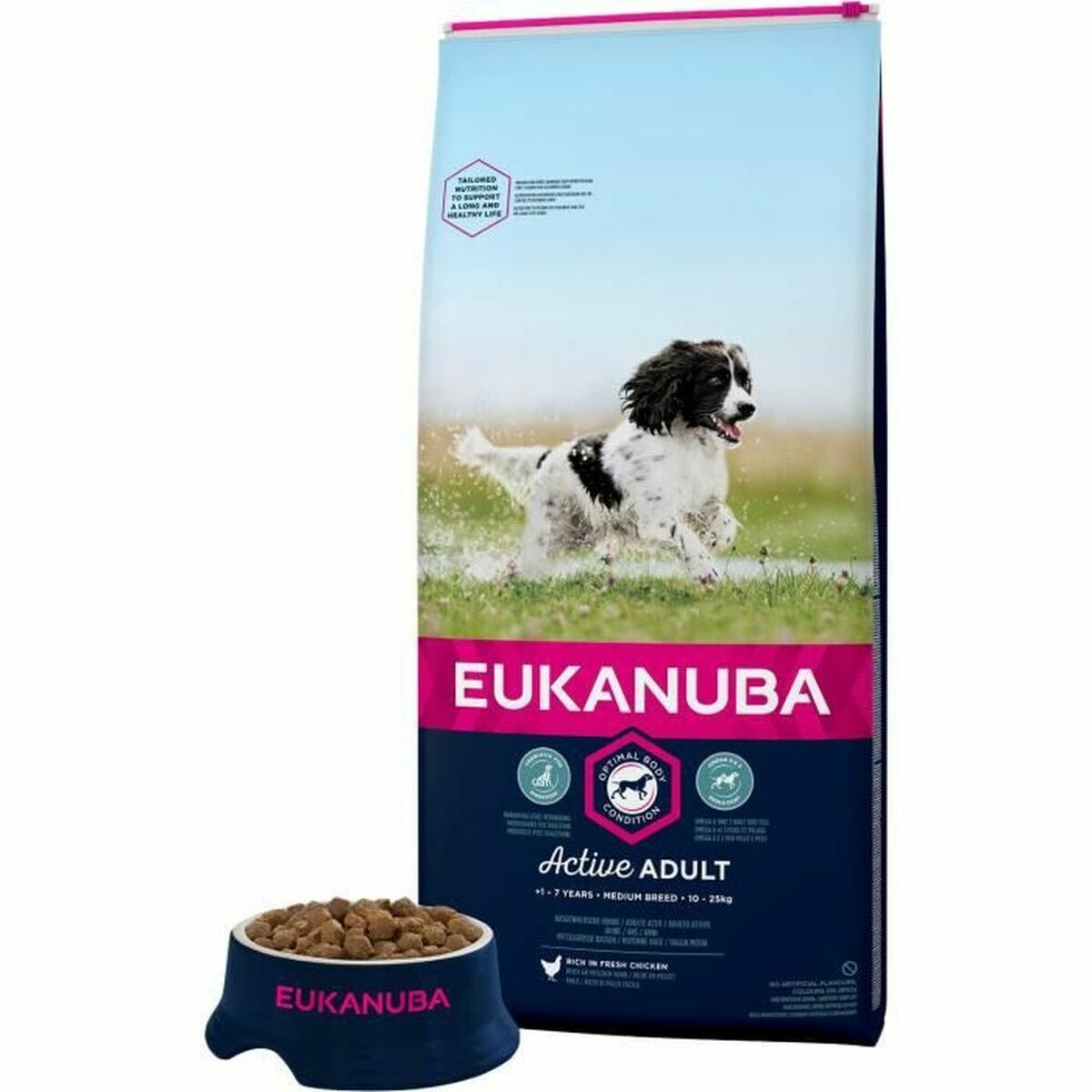 Foder Eukanuba Vuxen Kyckling 15 kg