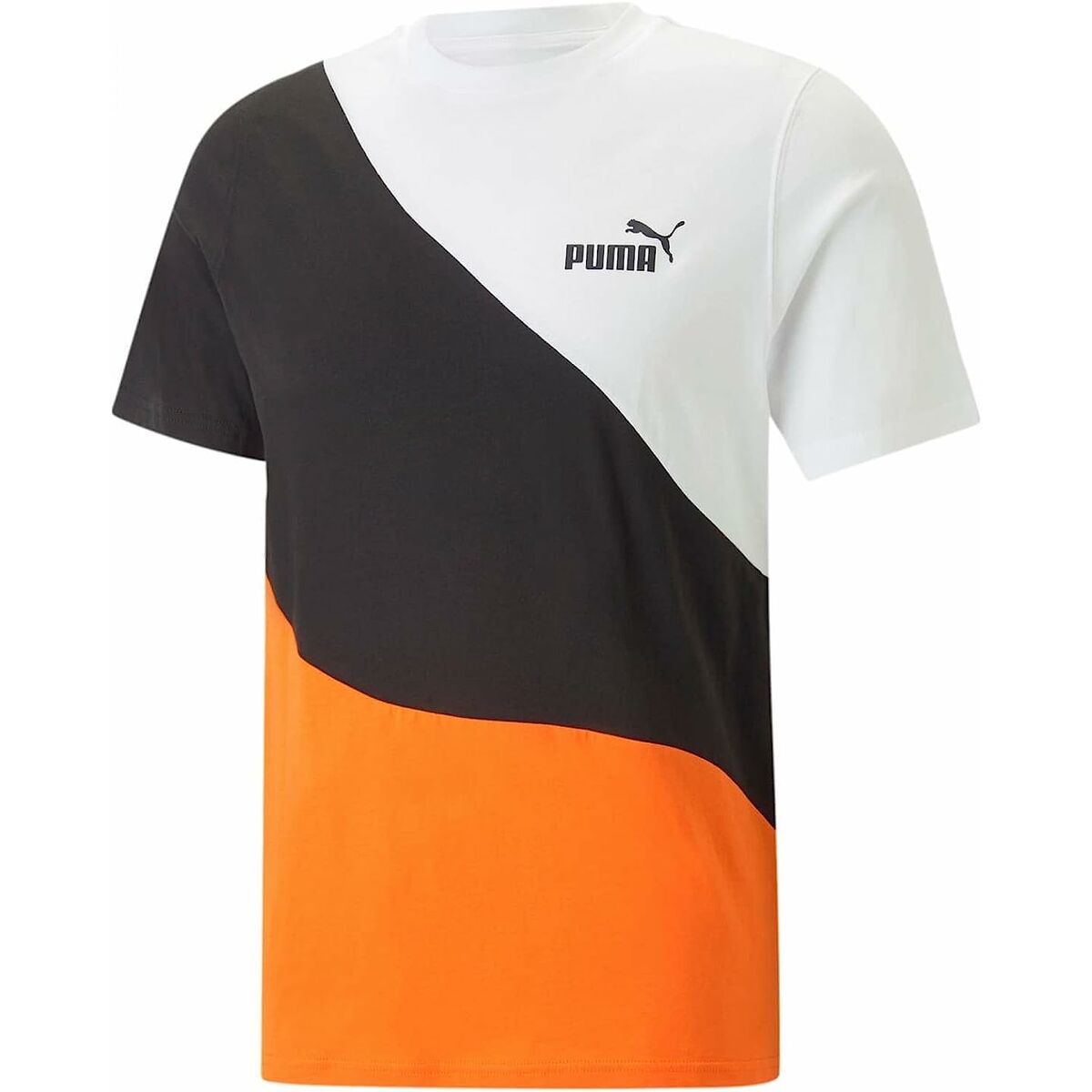 T-shirt Puma Power Cat Mörk Orange Män - 8