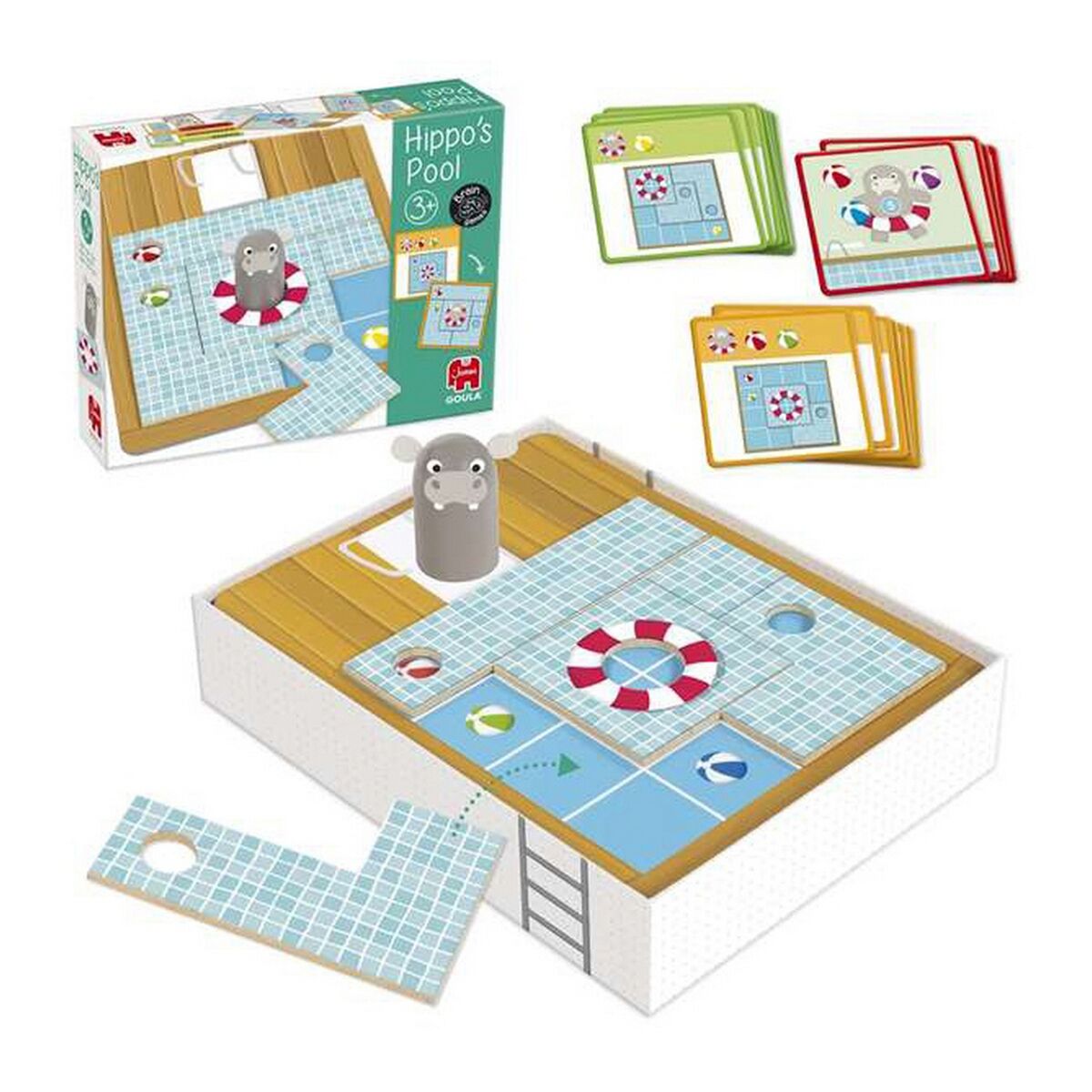 Utbildningsspel Goula Hippo's Pool 36 Delar - 2