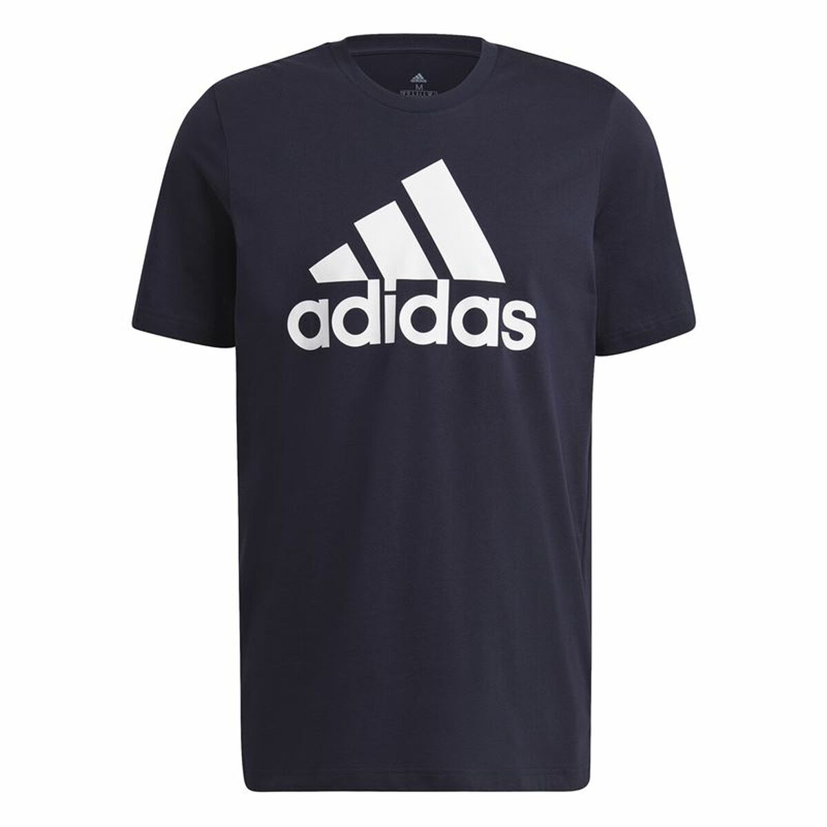T-shirt med kortärm Herr  Essentials Big Logo  Adidas Legend Ink  Blå - 3