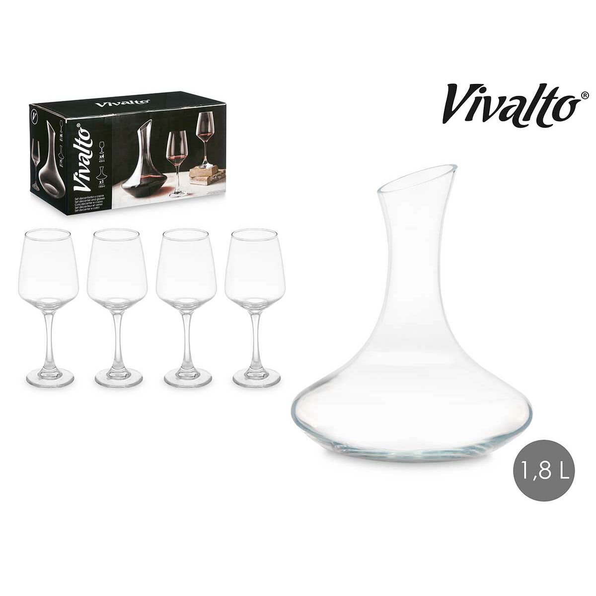 Set med glasvaror Vivalto C-05122/BHA - 10