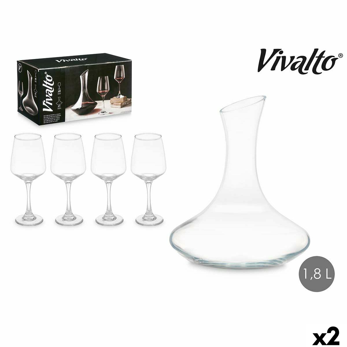Set med glasvaror Vivalto C-05122/BHA - 6