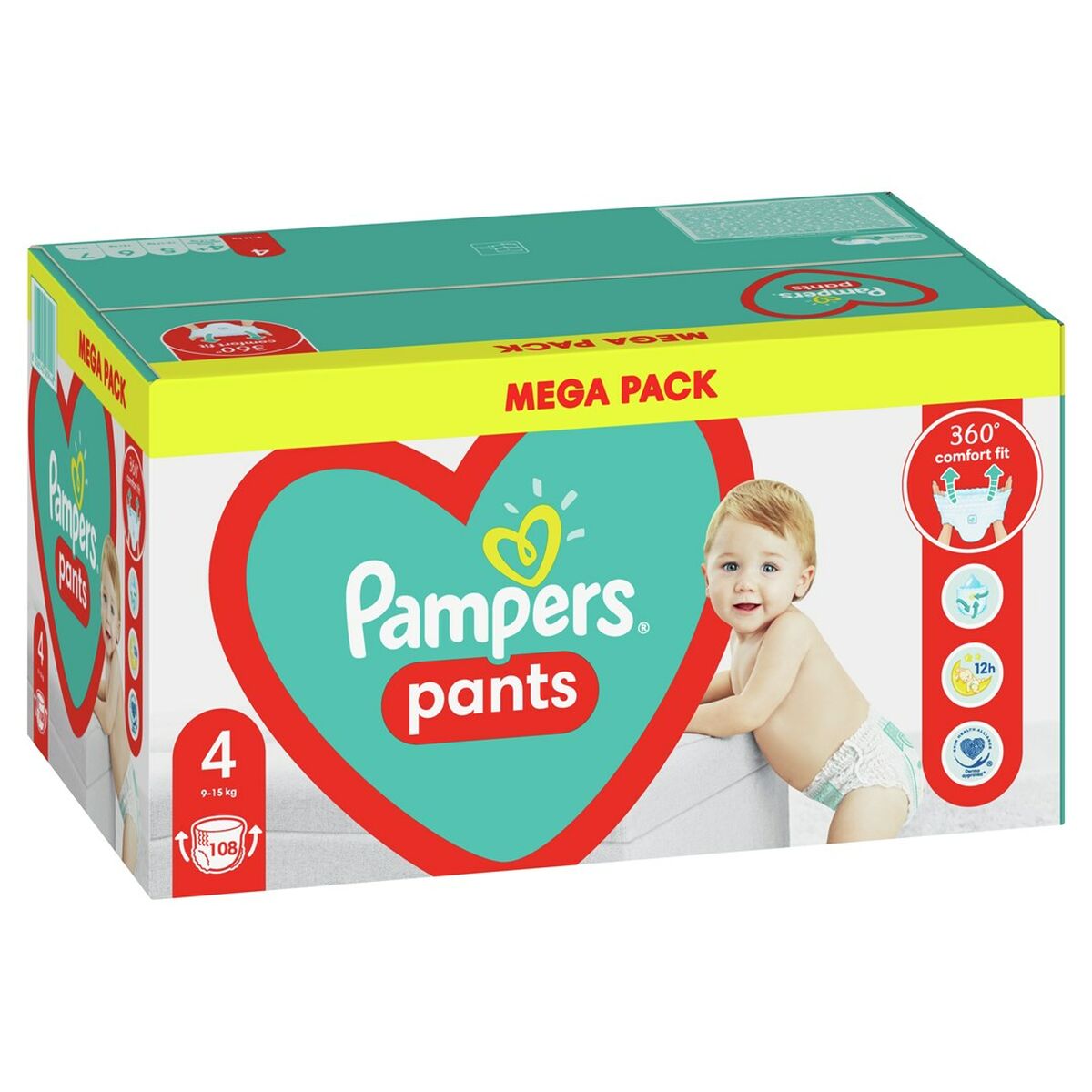 Engångsblöjor Pampers Pants 4 (108 antal)