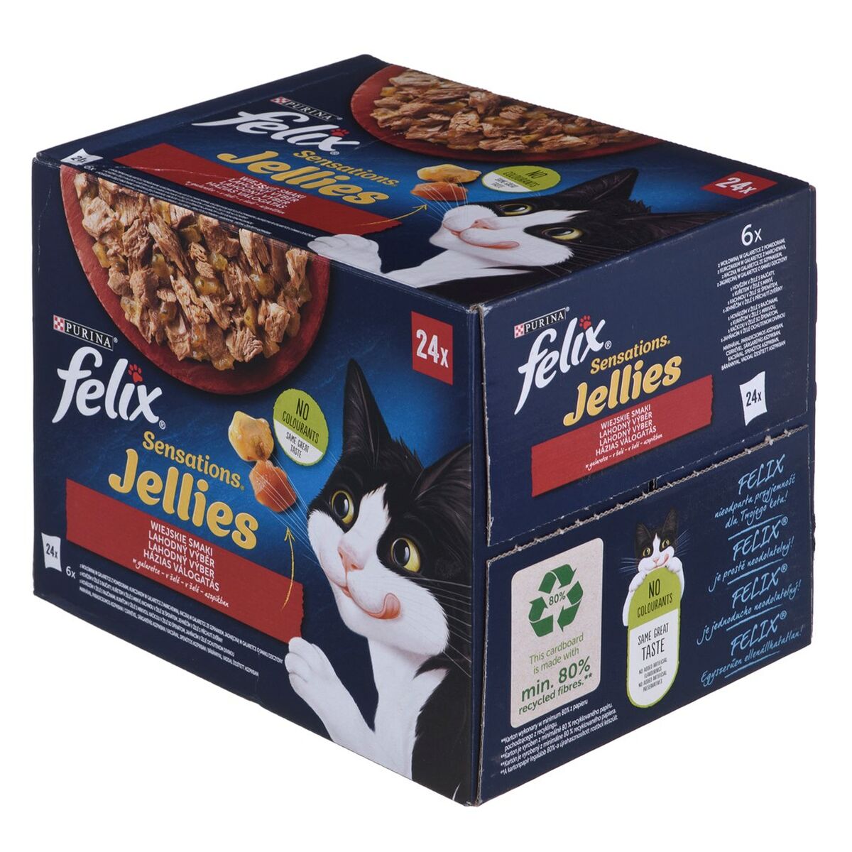 Kattmat Purina Kyckling Kalvkött Lamm Anka 24 x 85 g - 3