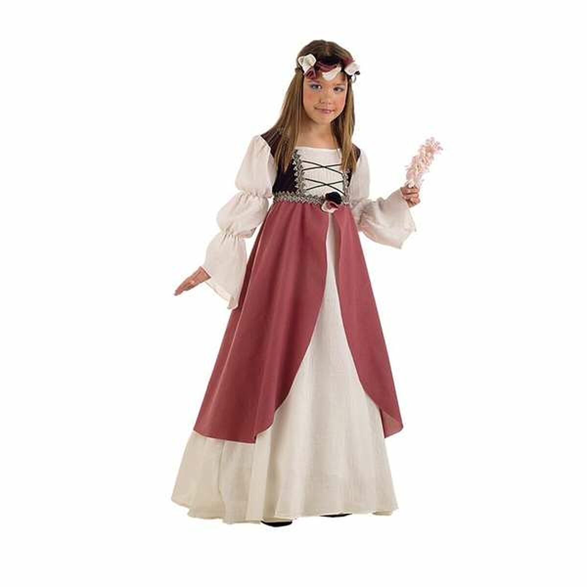 Maskeraddräkt för barn Limit Costumes Clarisa Medeltida dam 2 Delar