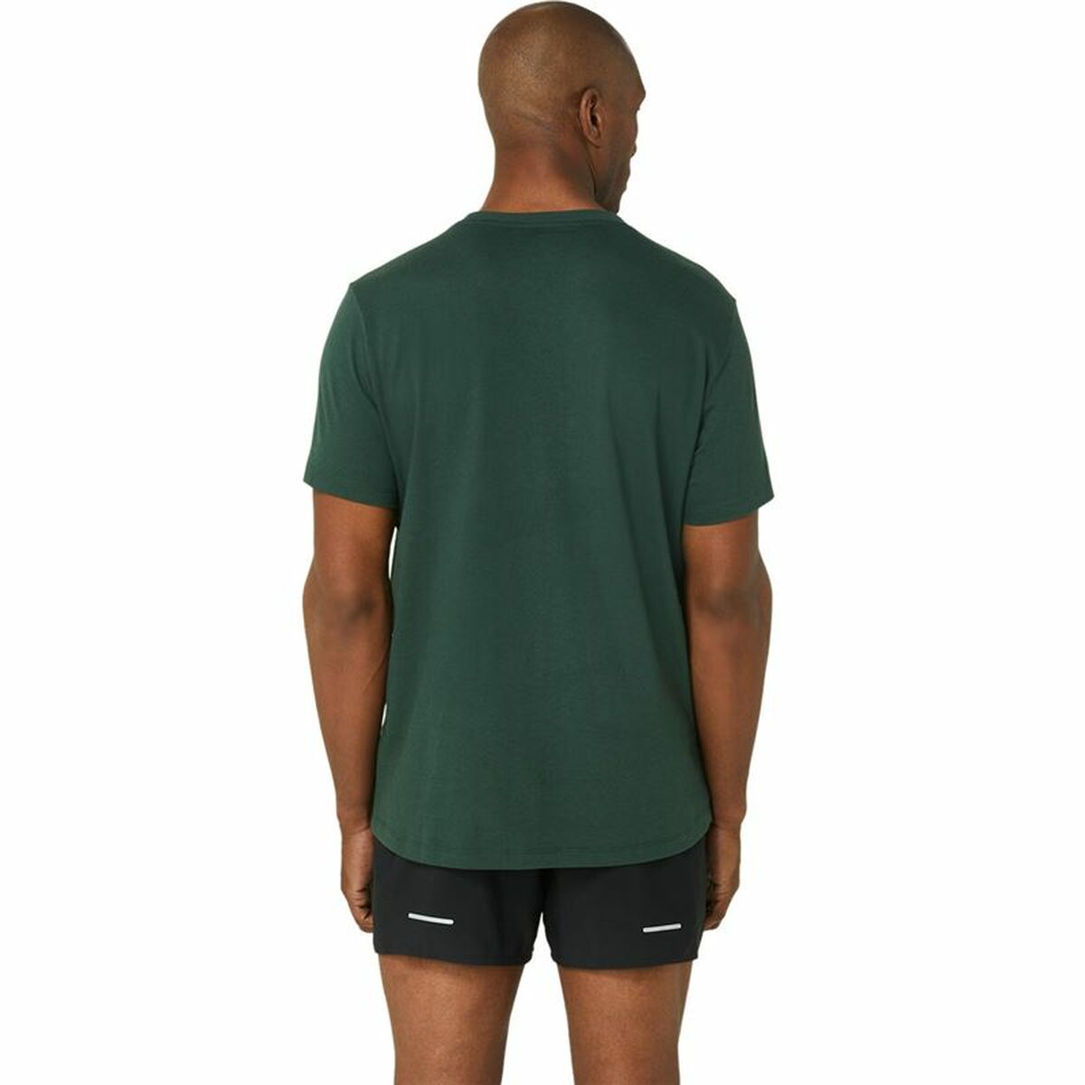 T-shirt med kortärm Herr Asics Big Logo Mörkgrön - 2