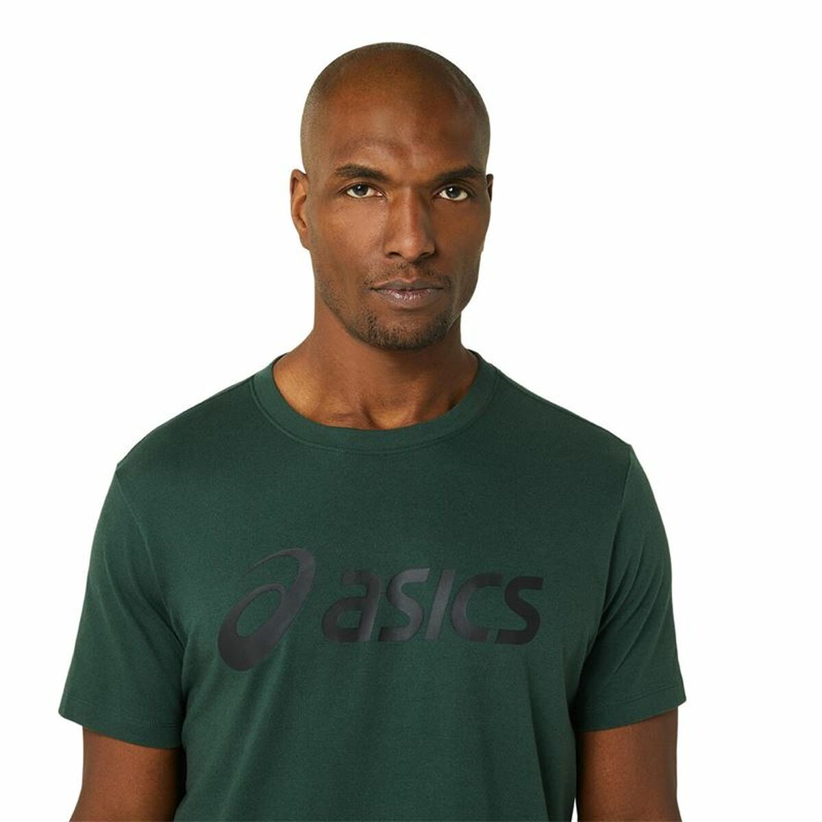 T-shirt med kortärm Herr Asics Big Logo Mörkgrön - 5