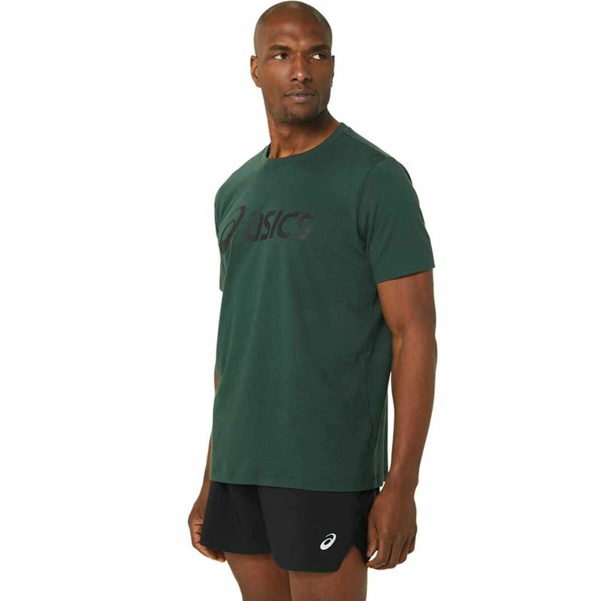 T-shirt med kortärm Herr Asics Big Logo Mörkgrön - 3