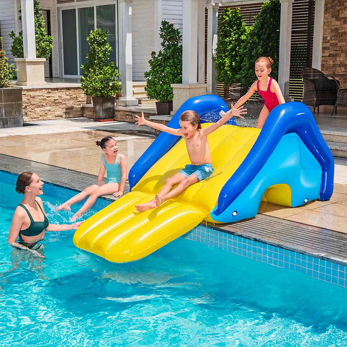 Bestway Uppblåsbar Rutschkana 247x124x100 cm +3 År Pool 52453 - 3