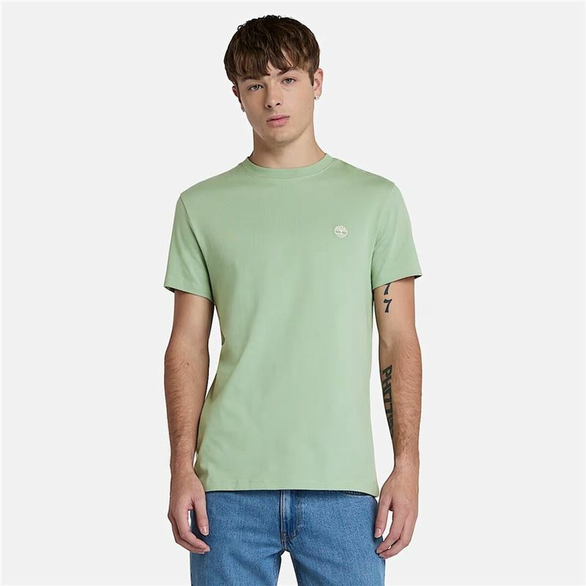 T-shirt med kortärm Herr Timberland Dunstan River Persimon M - 2