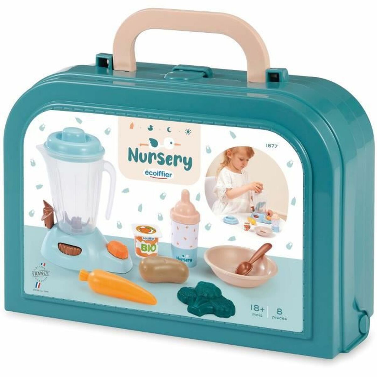 Mixer för leksaker Ecoiffier Nursery 8 Delar Leksak Dodatki - 2