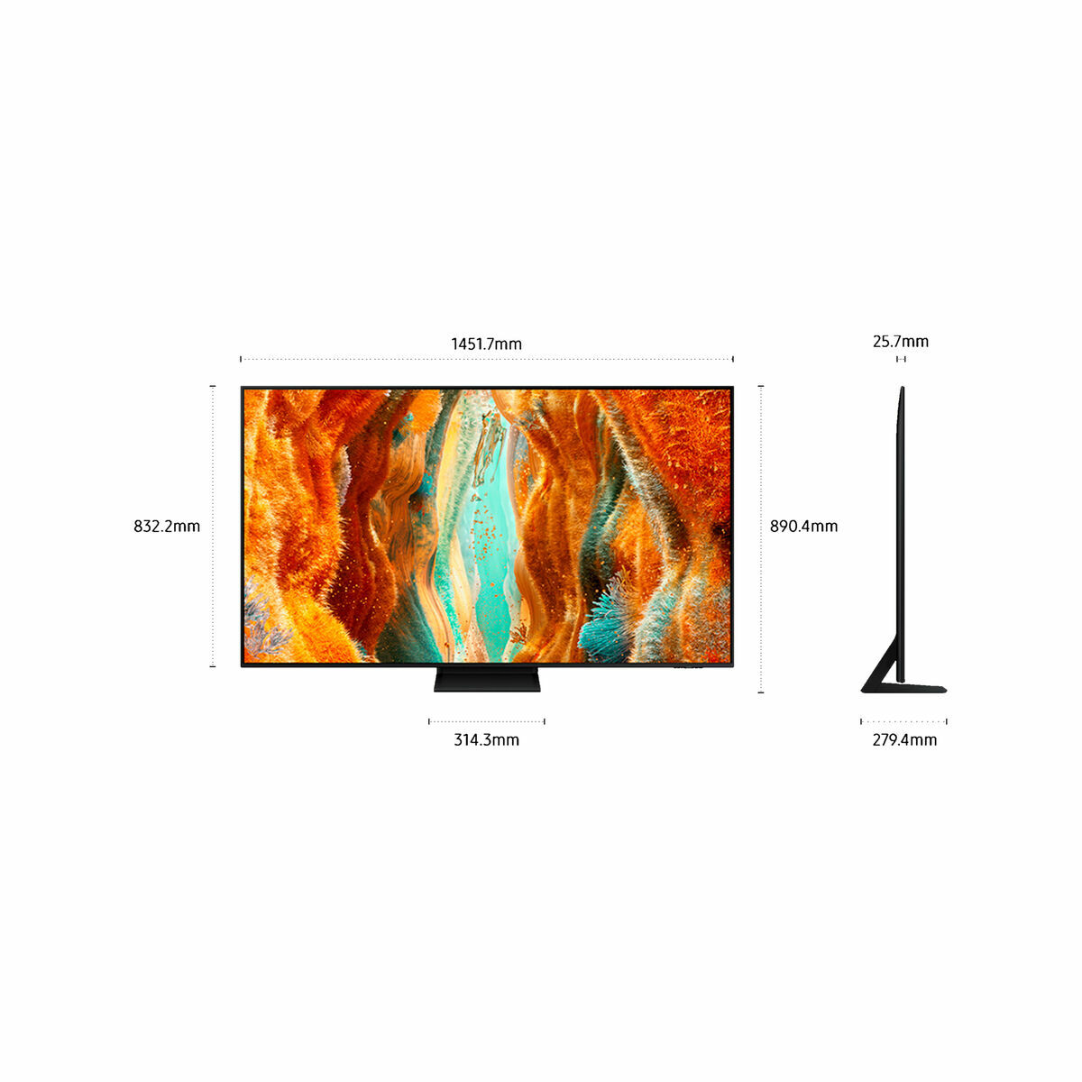 Smart TV Samsung TQ65QN70F 65" 4K Ultra HD HDR Neo QLED - 3