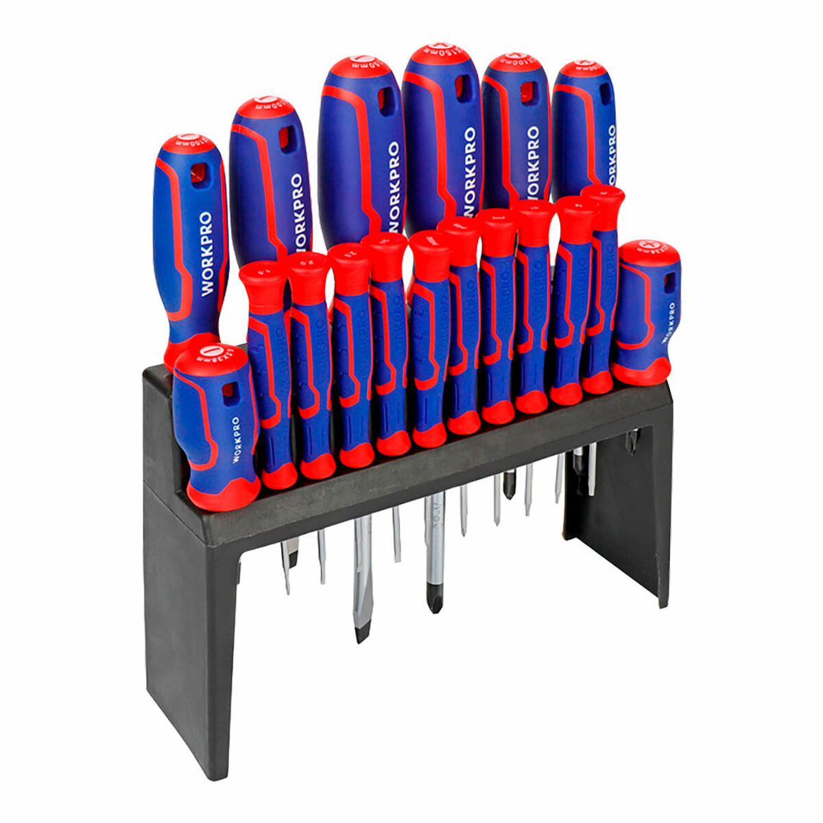Skruvmejselset Workpro Phillips Platt Torx 18 Delar